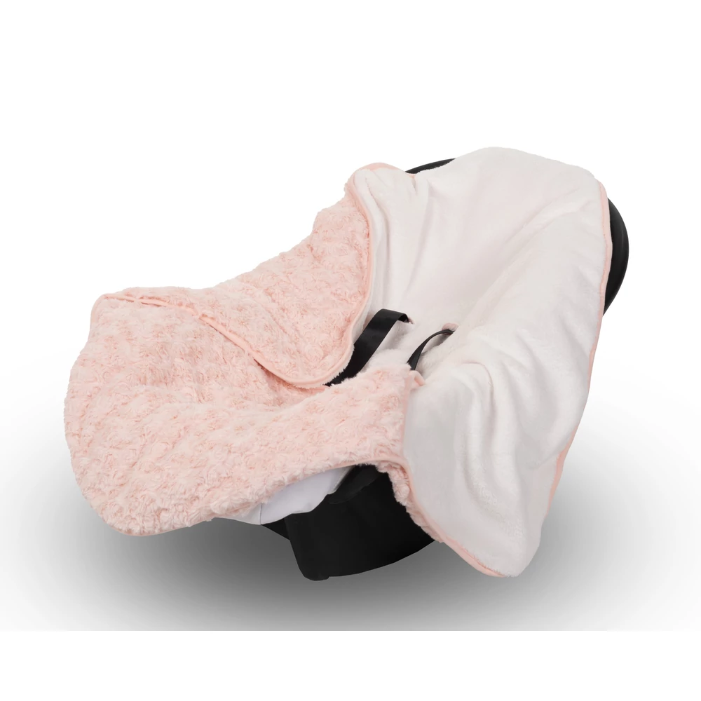 Babahordozó takaró - barack - fehér wellsoft