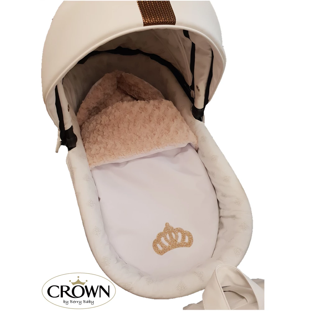 Berry Baby Crown bundazsák: 01. White Rose -babahordozó autós ülésbe és mózesbe-