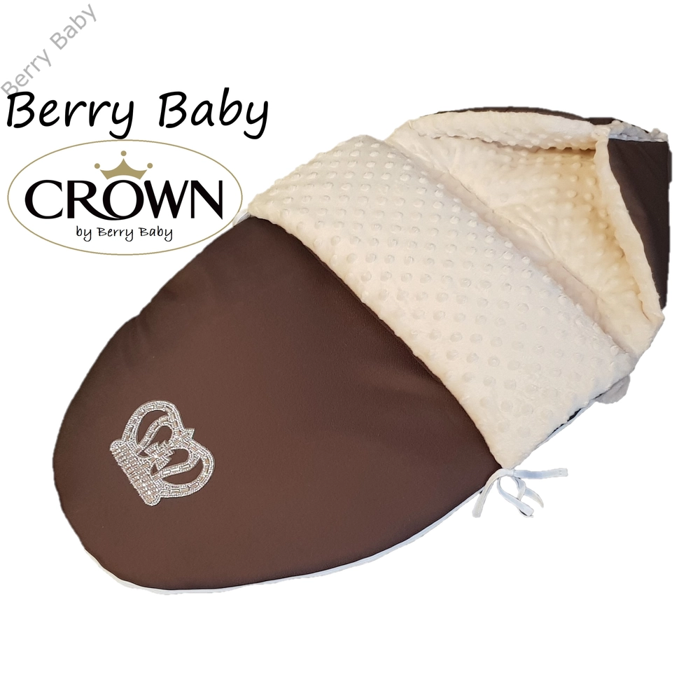 Berry Baby Crown bundazsák: 03/B. Chocolate Bubble -babahordozó autós ülésbe és mózesbe-2
