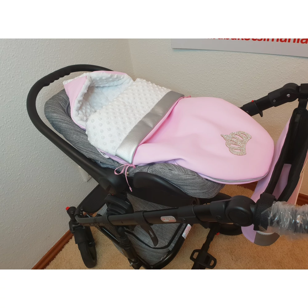 Bundazsák babahordozóba – Eco bőr – Crown 13