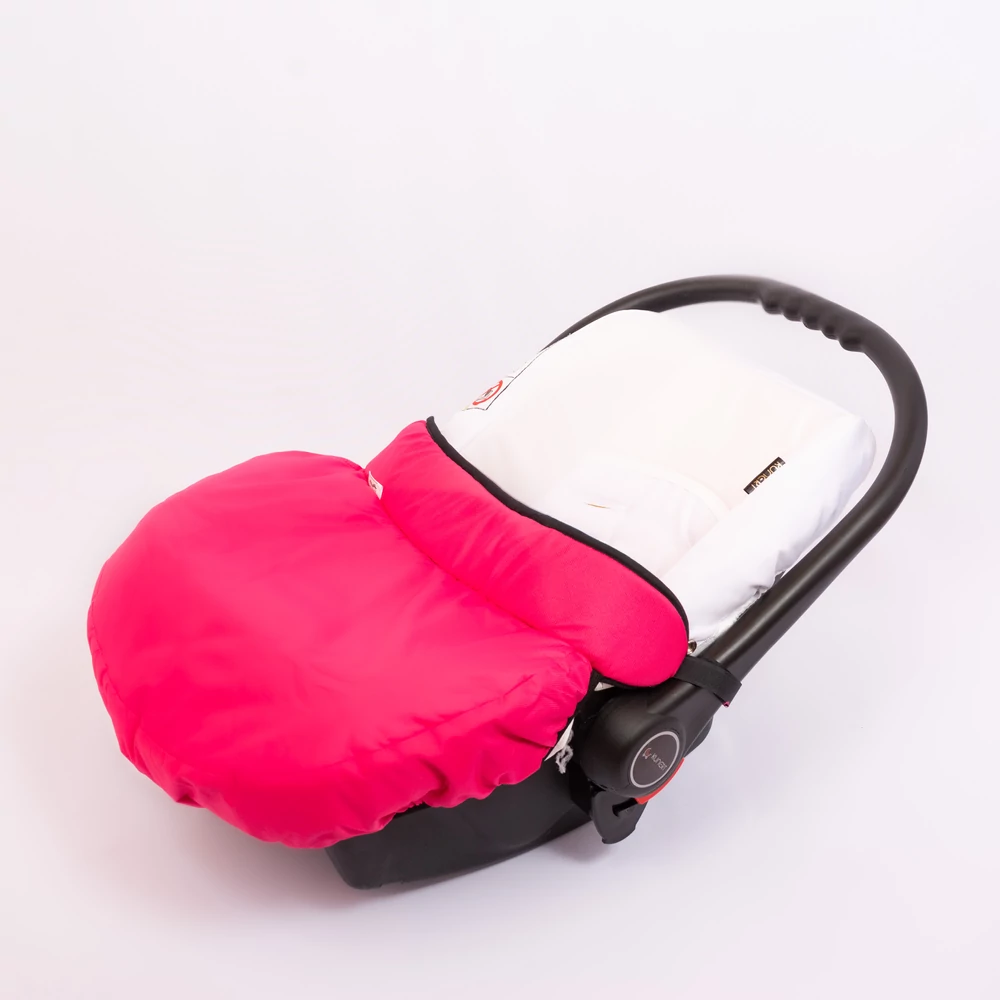Babahordozóra rögzíthető lábzsák - univerzális termék - pink