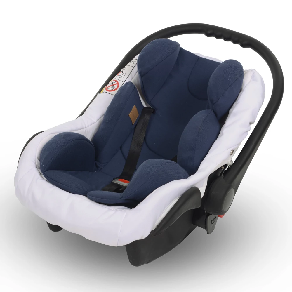 Szűkítőbetét babahordozóba 0-4 hó középkék pamut