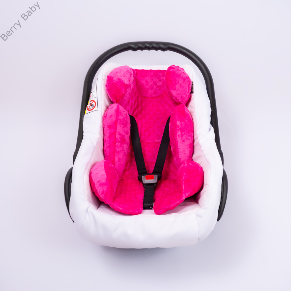 Berry Baby Minky újszülött szűkítőbetét babahordozóba 0-4 hó: pink (univerzális) 2