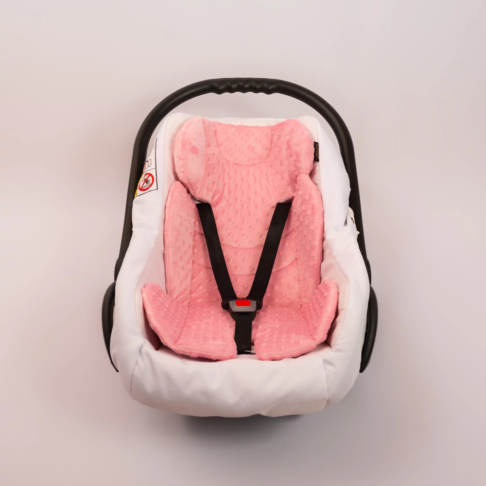 Berry Baby Minky szűkítőbetét/alátét babahordozóba 4-12 hós: málna  (univerzális) 2
