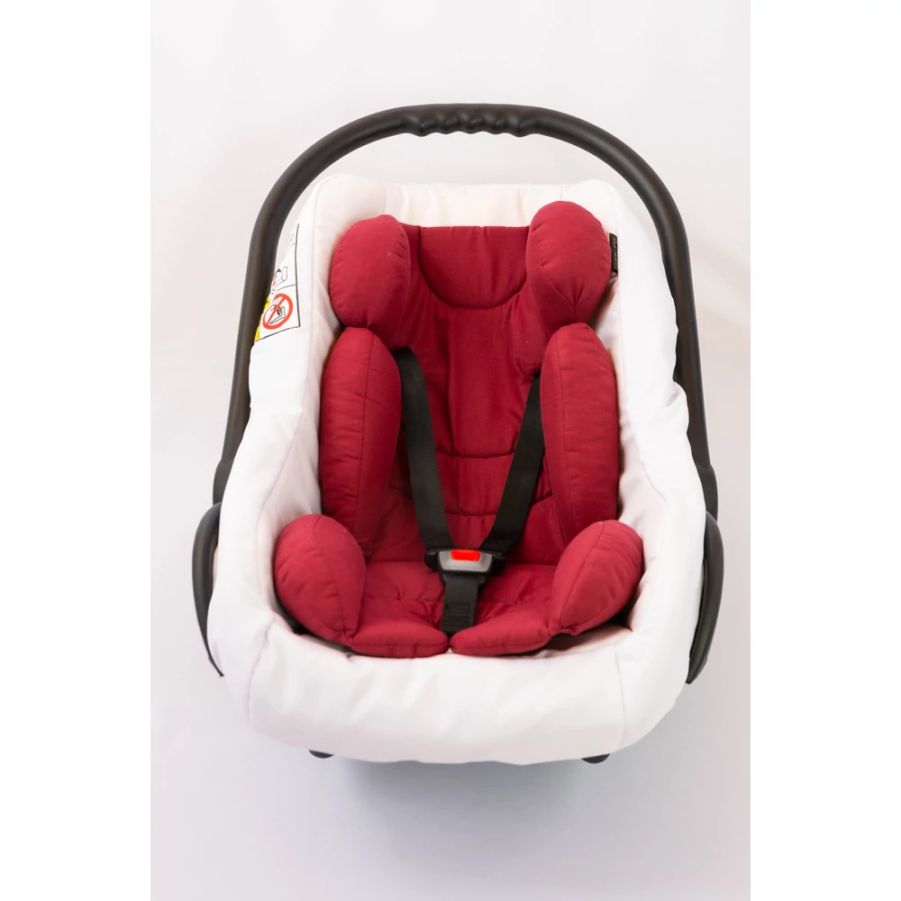 Berry Baby Pamut újszülött szűkítőbetét hordozóba 0-4 hó- BORDÓ  (univerzális) 2
