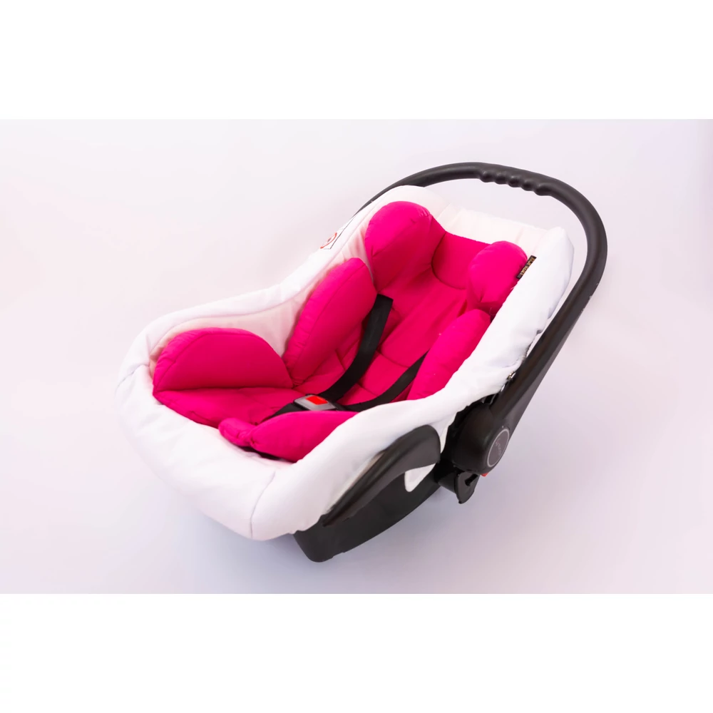 Babahordozóba szűkítőbetét - univerzális termék - pink pamut