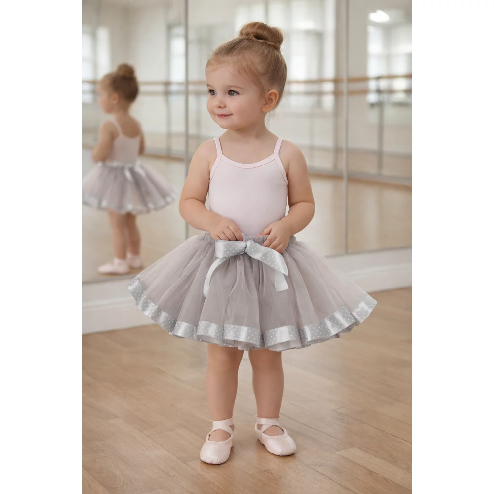 Tütü fotózáshoz - 2-3 év - szürke