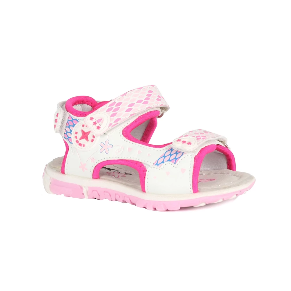 Wink Eco kislány szandál - fehér pink 21-es 
