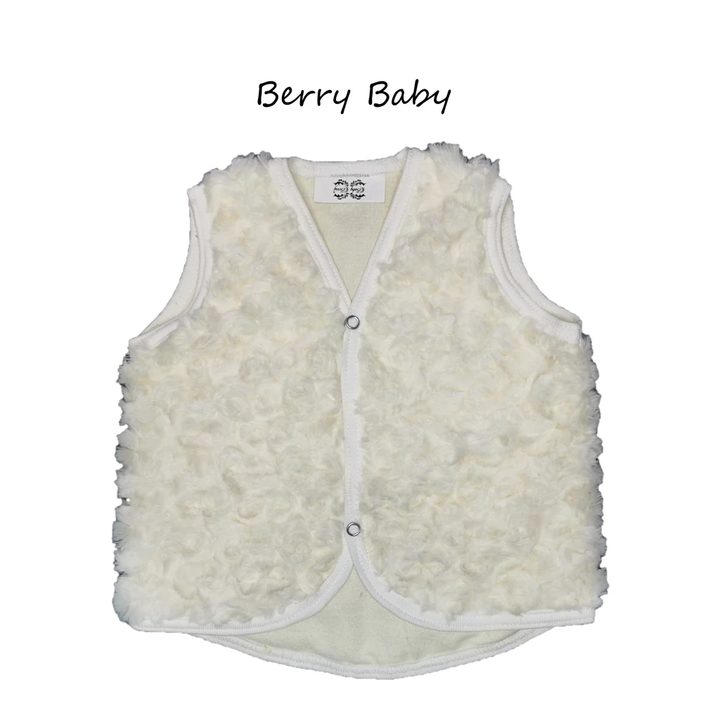 Baba mellény 0-6 hó - ekrü