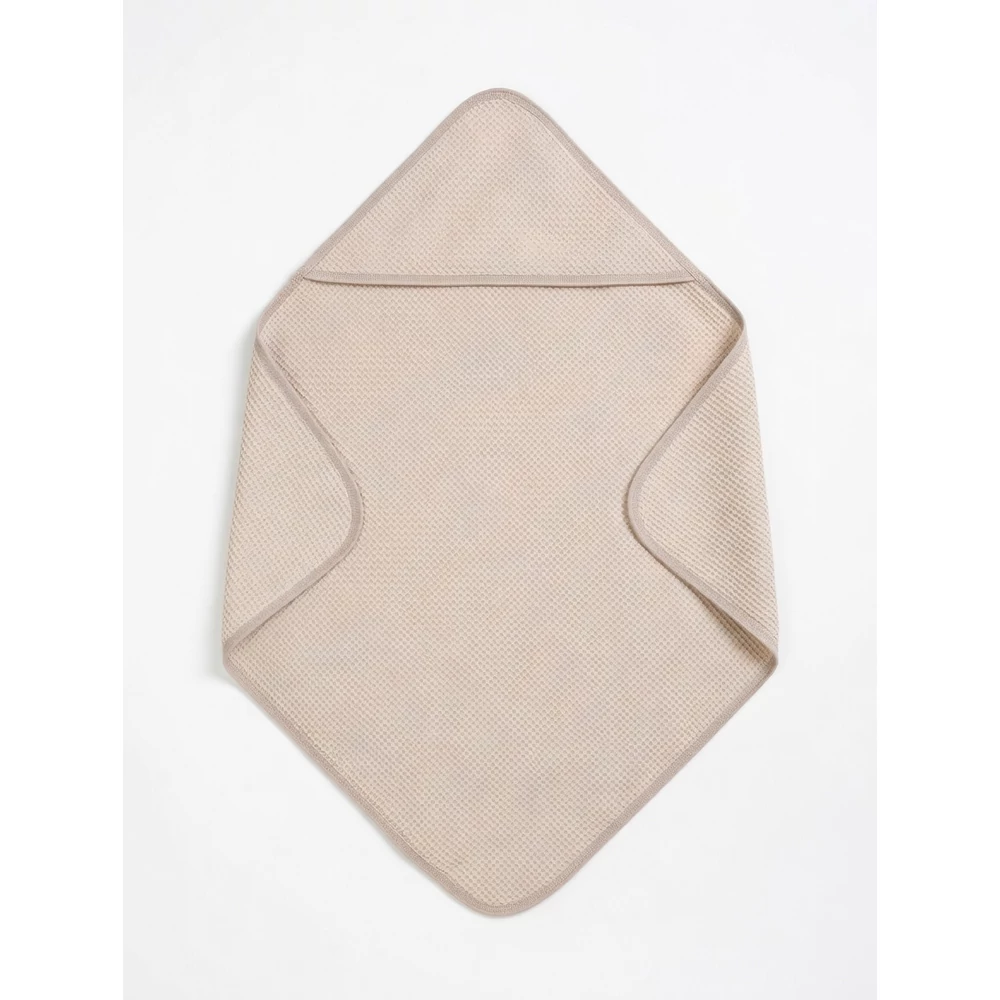 Waffle kifogó - babatörölköző 70x70 cm - bézs