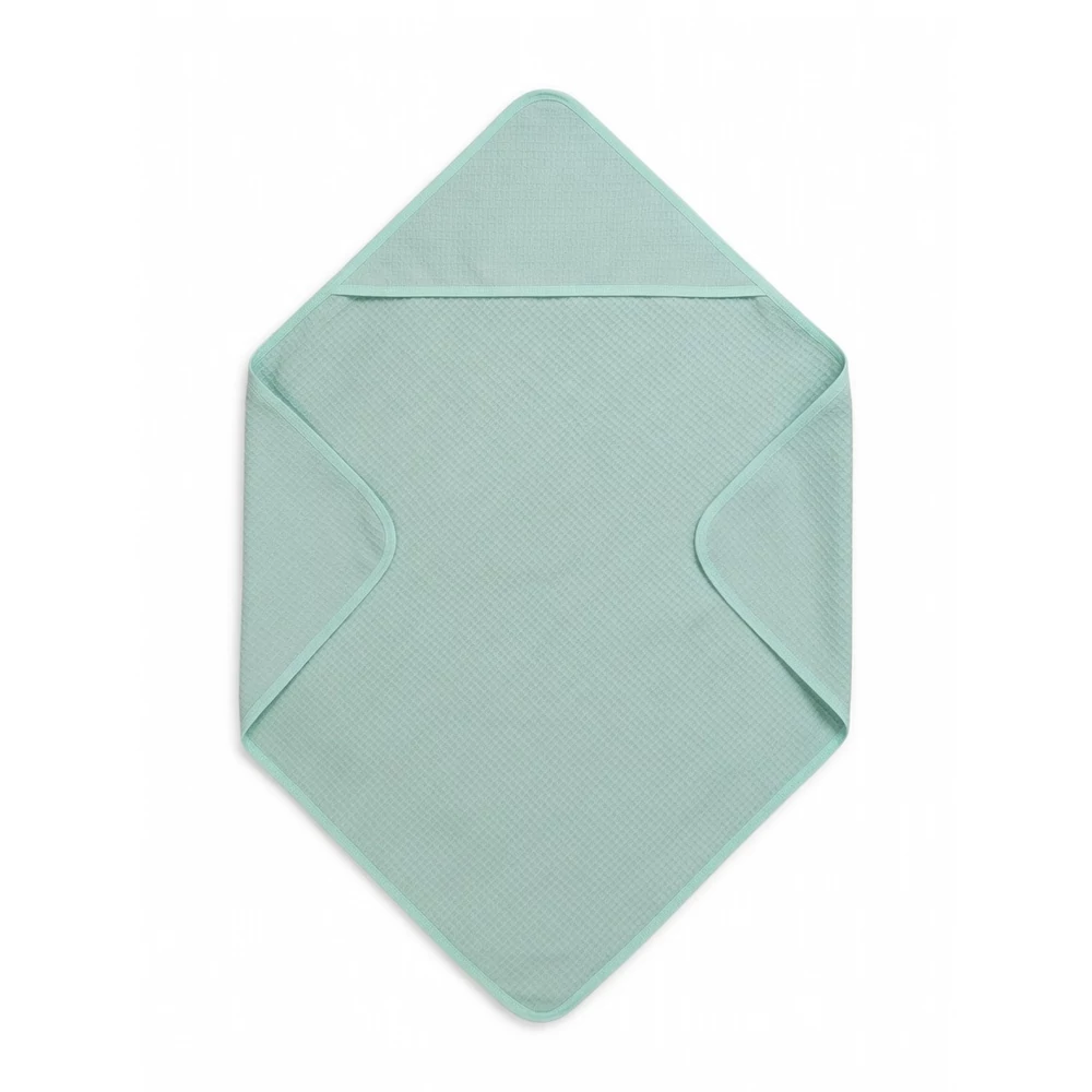 Waffle kifogó - babatörölköző 80x80 cm - menta