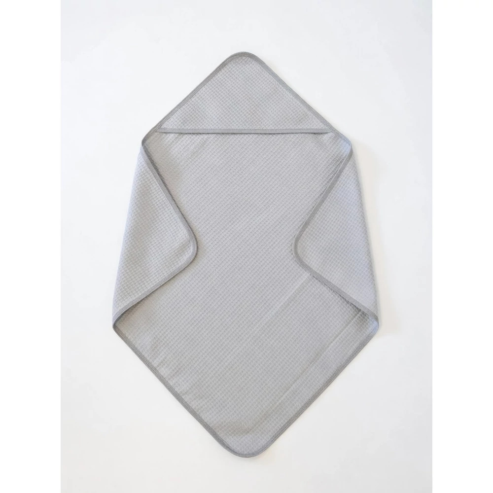 Waffle kifogó - babatörölköző 80x80 cm - szürke