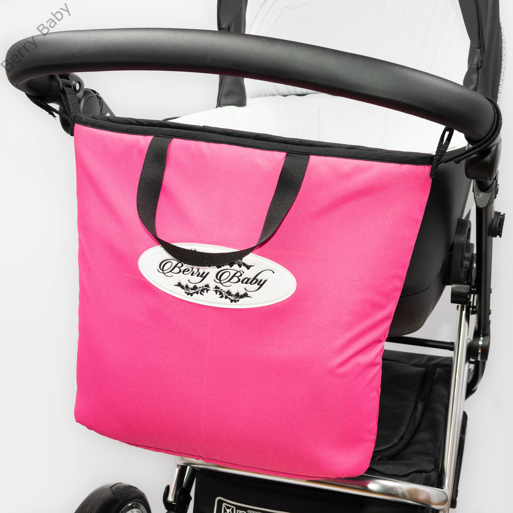 Bevásárló táska babakocsira pink színben