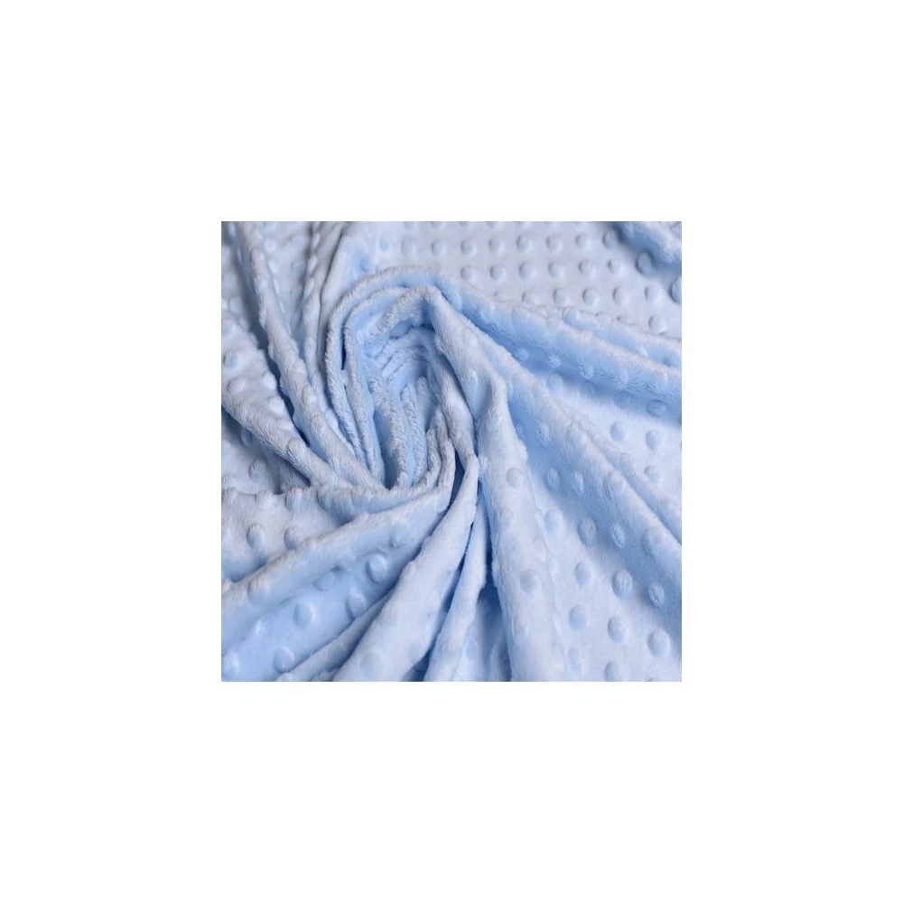 Kókusz matrac babakocsiba - babakék minky