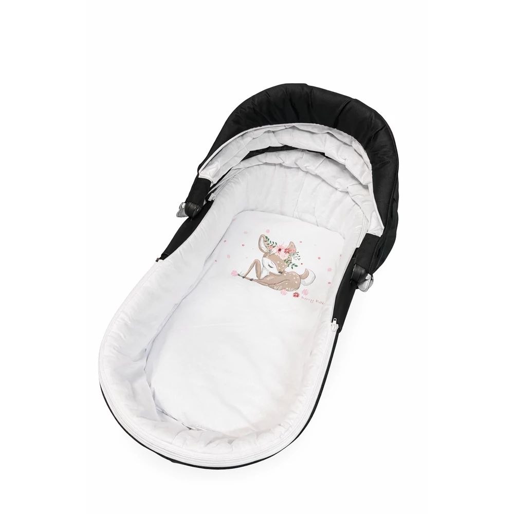 Kókusz matrac babakocsiba - fehér - bambi