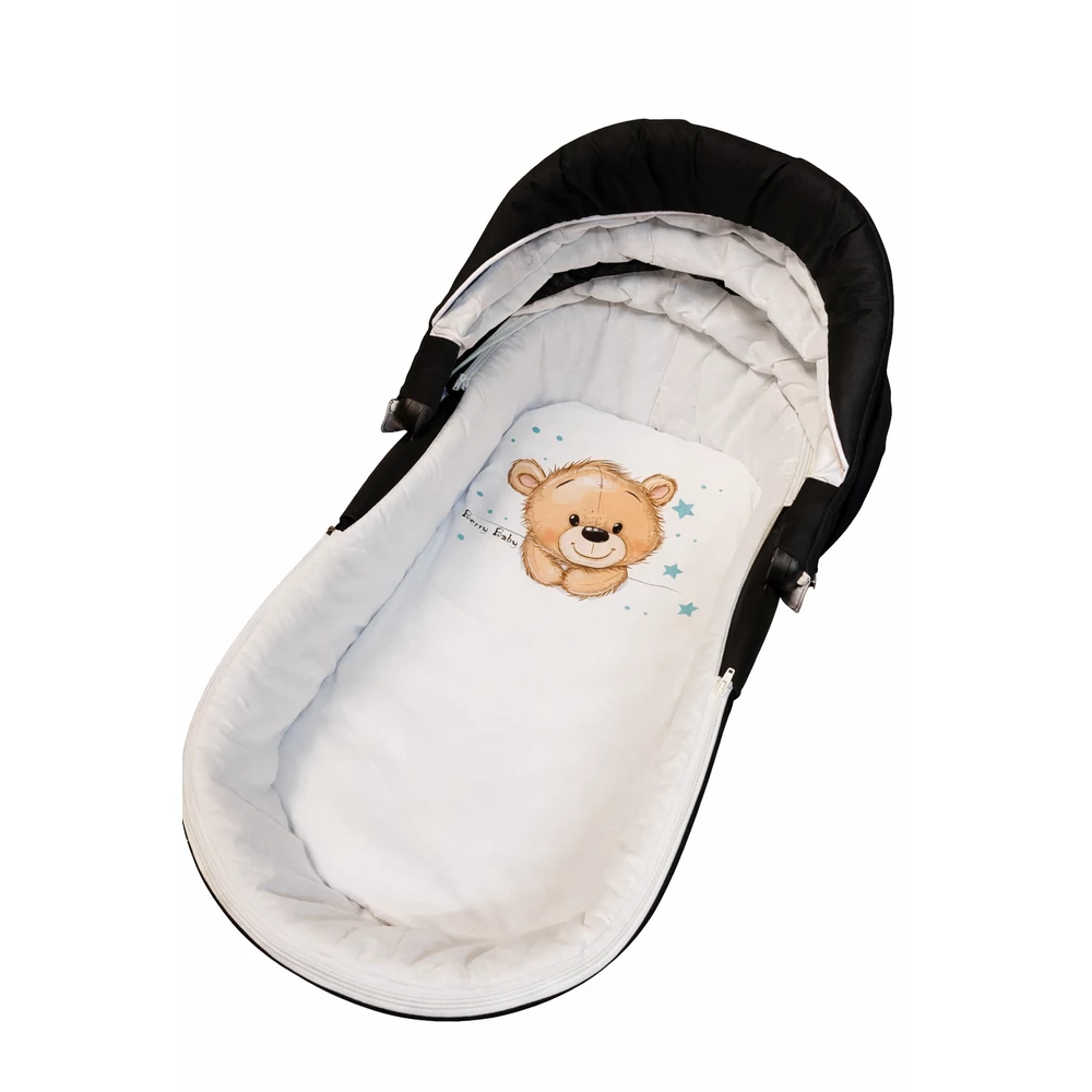 Kókusz matrac babakocsiba - fehér - teddy