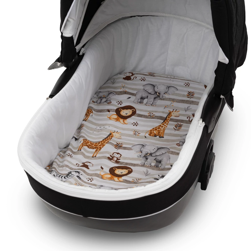 Kókusz matrac babakocsi mózes részébe - bézs szafari