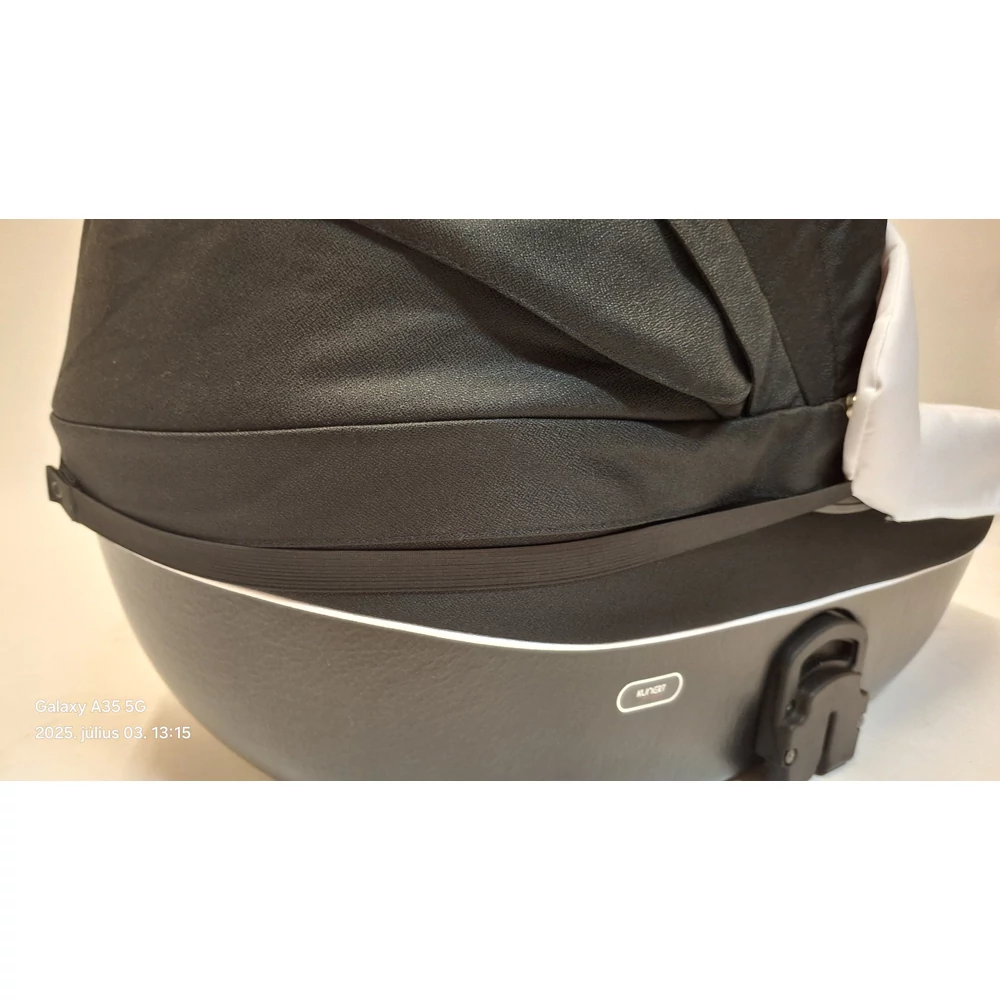 Lábzsák babakocsi mózes részéhez - Fehér Eco bőr