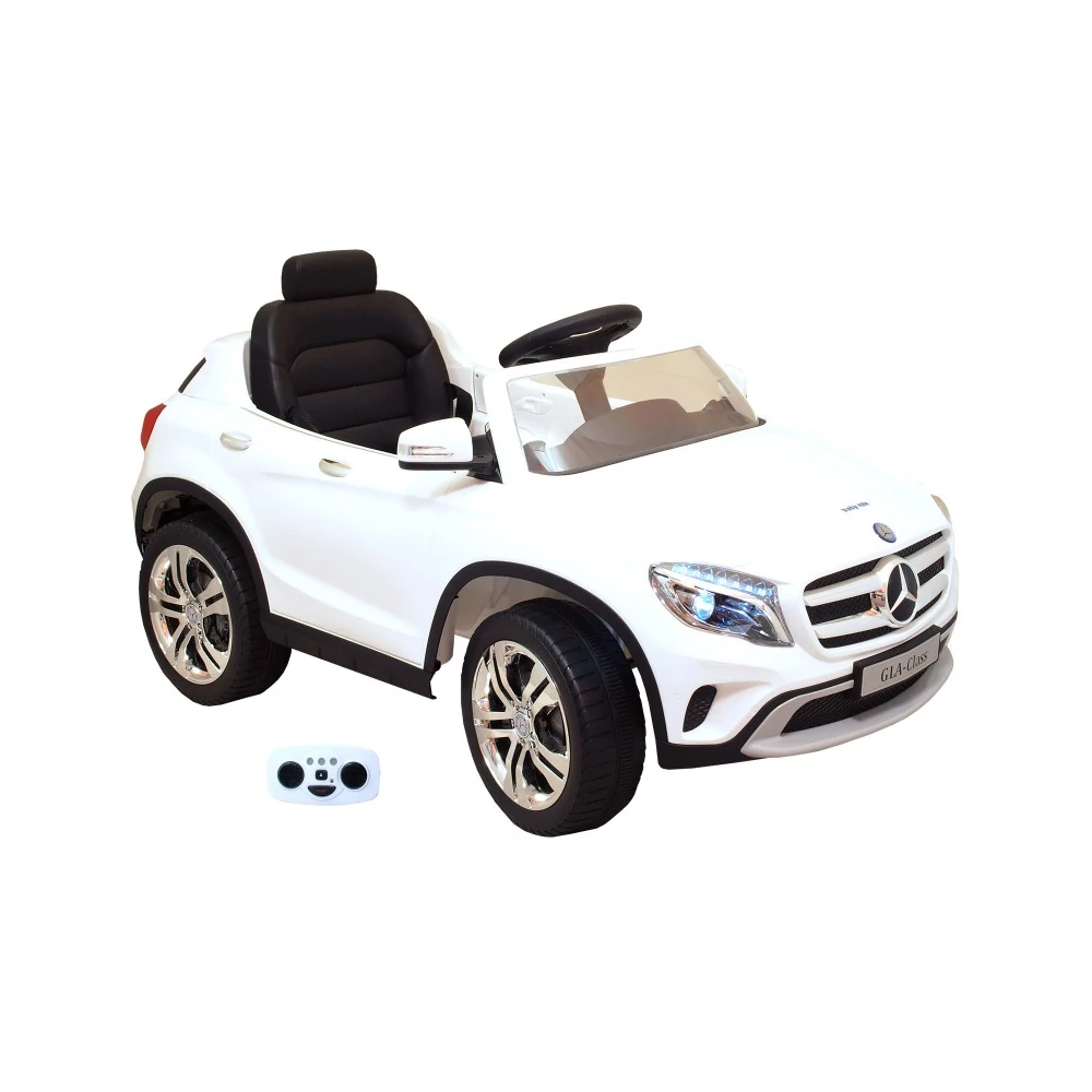 Elektromos kisautó – fehér Mercedes