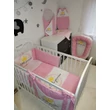 Kép 2/4 - Berry Baby PRINCESS babaágynemű szett - rózsaszín  2
