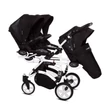 Kép 8/9 - Ikerbabakocsi hármasikrek számára - BabyActive Trippy PREMIUM 2in1 - Black