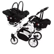 Kép 9/9 - Ikerbabakocsi hármasikrek számára - BabyActive Trippy PREMIUM 2in1 - Black