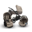 Kép 1/15 - Berry Baby CORRADO multifunkciós babakocsi szett (autós hordozóval és adapterrel!): CR6 Black
