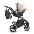 Kép 12/15 - Berry Baby CORRADO multifunkciós babakocsi szett (autós hordozóval és adapterrel!): CR6 Black