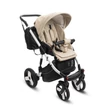 Kép 10/16 - Berry Baby CORRADO 3in1 multifunkciós babakocsi CR5 White bézs 10