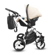 Kép 15/16 - Berry Baby CORRADO 3in1 multifunkciós babakocsi CR5 White bézs 15