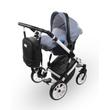 Kép 15/15 - Berry Baby CORRADO multifunkciós babakocsi szett (autós hordozóval és adapterrel!): CR8 White