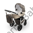 Kép 6/13 - Berry Baby DIMATEO ALU 3in1 babakocsi szett (autós hordozóval és adapterrel!): Bézs-barna