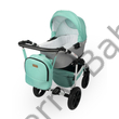 Kép 5/10 - Berry Baby DIMATEO ALU 3in1 babakocsi szett (autós hordozóval és adapterrel!): Menta szürke
