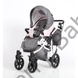 Kép 5/6 - Berry Baby DIMATEO ALU 3in1 babakocsi szett (autós hordozóval és adapterrel!): Rózsaszín-grafit