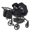 Kép 1/6 - Junama többfunkciós ikerbabakocsi - DIAMOND BASIC DUO - 01 fekete