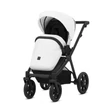 Kép 3/3 - Babakocsi - Kunert Brav 2in1 - 12 White Eco - fekete vázzal