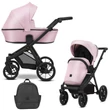 Kép 1/3 - Kunert Brav alumínium vázas 2in1 babakocsi: 15 Baby Pink Eco