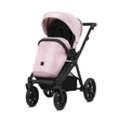 Kép 3/3 - Babakocsi - Kunert Brav 2in1 - 15 Baby Pink Eco - fekete vázzal