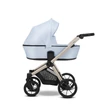 Kép 2/3 - Babakocsi - Kunert Brav 2in1 - 14 Baby Blue Eco - pezsgő vázzal