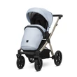 Kép 3/3 - Babakocsi - Kunert Brav 2in1 - 14 Baby Blue Eco - pezsgő vázzal