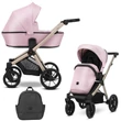 Kép 1/3 - Kunert Brav alumínium vázas 2in1 babakocsi: 15 Baby Pink Eco