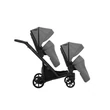 Kép 4/6 - Iker babakocsi - Kunert Ivento Duo 3in1 - 09 Deep Graphite - fekete vázzal
