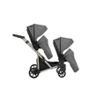 Kép 4/6 - Iker babakocsi - Kunert Ivento Duo 3in1 - 09 Deep Graphite - pezsgő vázzal