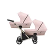 Kép 3/6 - Iker babakocsi - Kunert Ivento Duo 3in1 - 13 Pink Metalic ECO - pezsgő vázzal