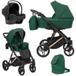 Kép 1/6 - Multifunkciós babakocsi Kunert Lazzio Premium 3in1 - hordozóval - 05 zöld