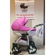 Kép 6/10 - Berry Baby Lux 3in1 babakocsi szett (autós hordozóval és adapterrel): Z-10 -GÉL KERÉKSORRAL
