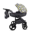 Kép 4/15 - Berry Baby- LUX 3in1 babakocsi szett (autós hordozóval és adapterrel): Z-23 -GÉL KERÉKSORRAL