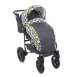 Kép 8/15 - Berry Baby- LUX 3in1 babakocsi szett (autós hordozóval és adapterrel): Z-23 -GÉL KERÉKSORRAL