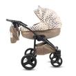 Kép 3/15 - Berry Baby Lux 3in1 babakocsi szett (autós hordozóval és adapterrel): Z-26R- GÉL KERÉKSORRAL