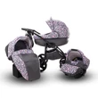 Kép 2/15 - Berry Baby- LUX 3in1 babakocsi szett (autós hordozóval és adapterrel): Z-28